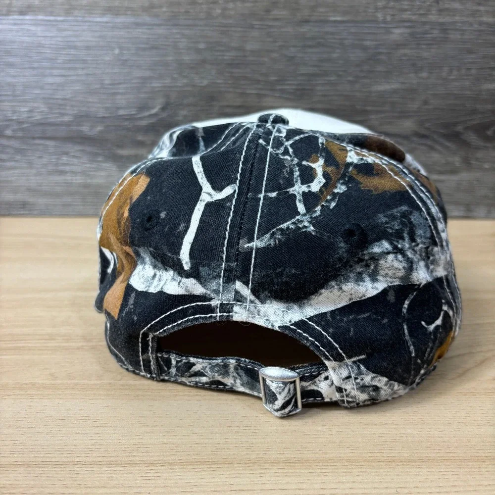 Minnesota Golden Gophers Hat Cap Strap Back Black‎ White Camo Adjustable